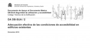 Nuevo documento de apoyo para la adecuación de los edificios existentes a las condiciones de accesibilidad